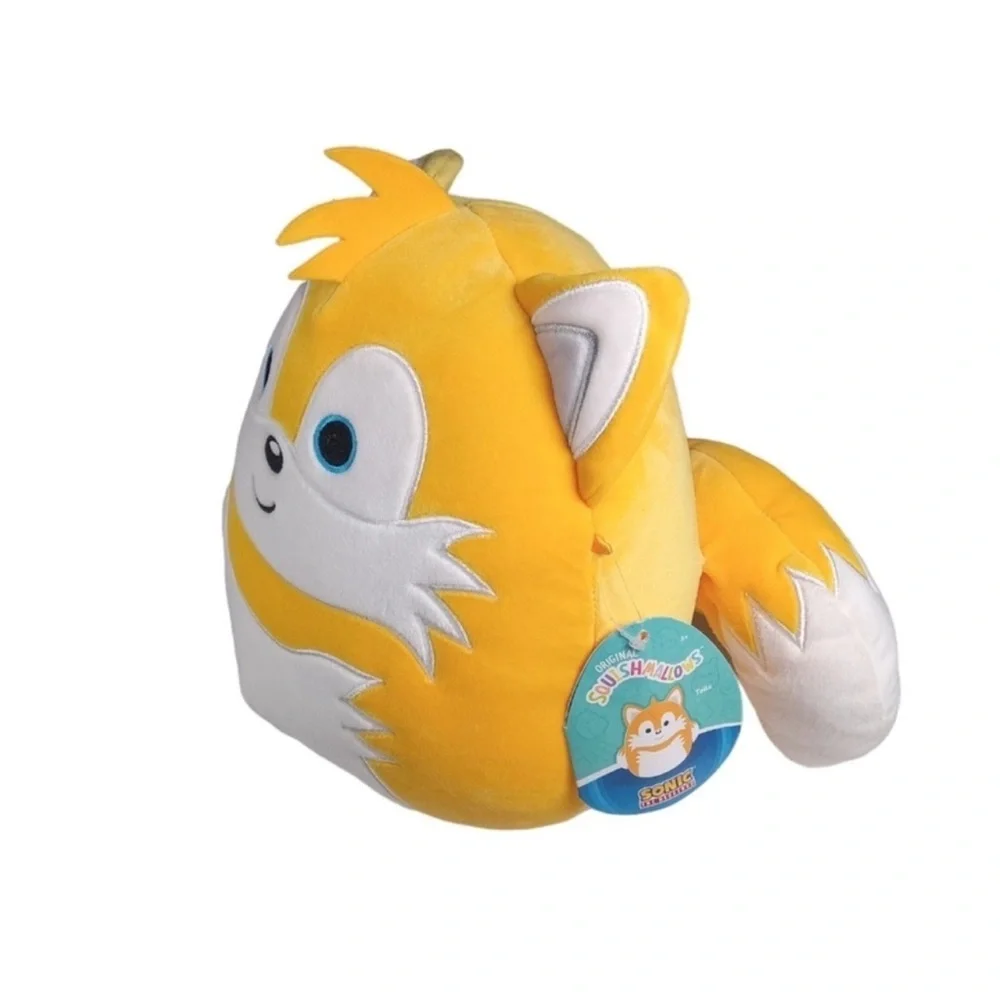 Squishmallows Kellytoy Sonic the Hedgehog Tails pillow toy plush